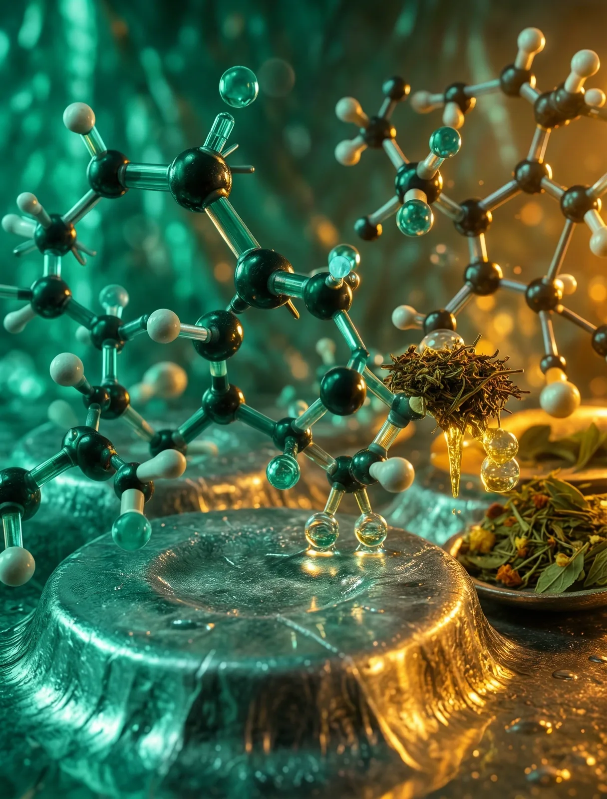 Molecular botanical extraction detail